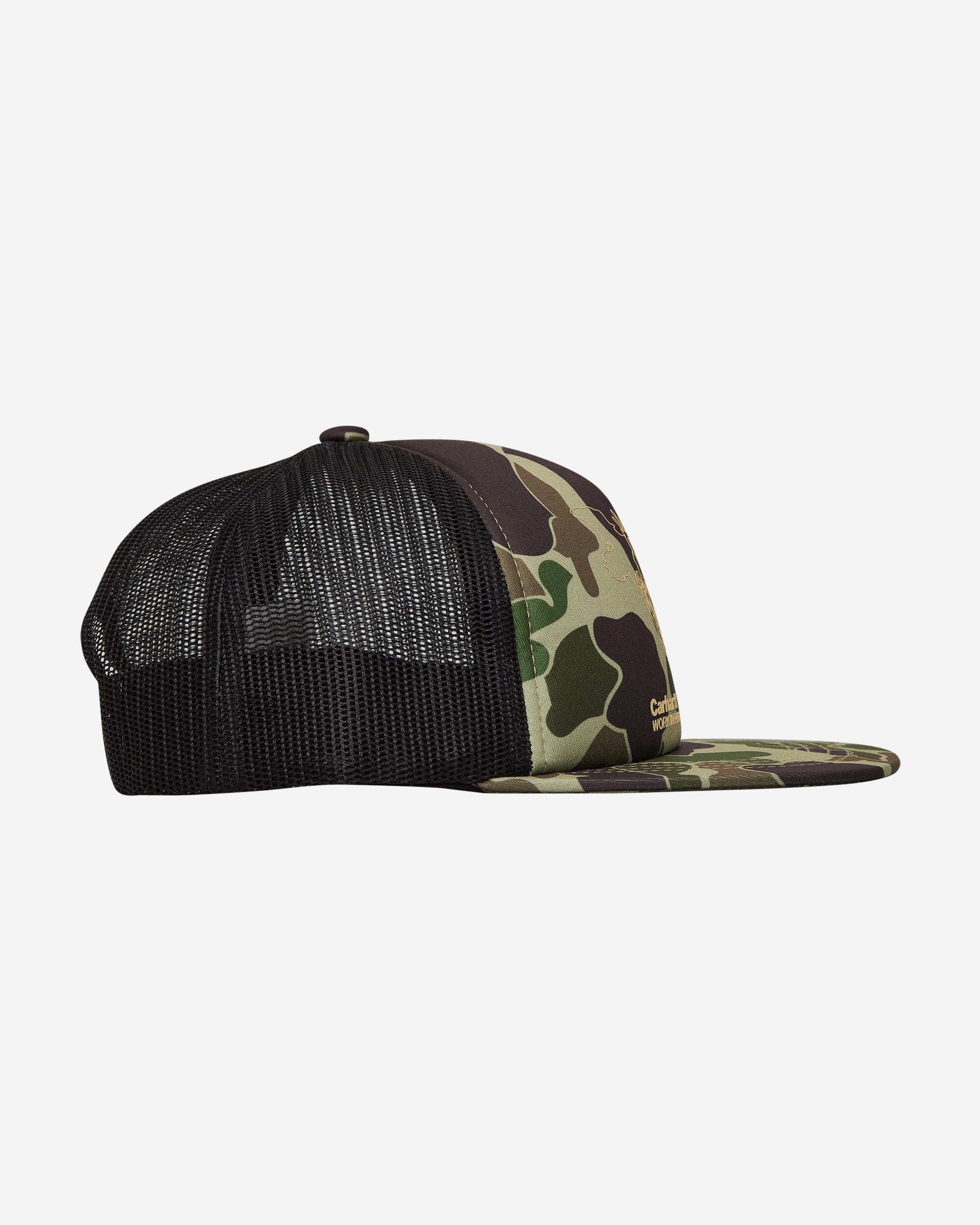 Carhartt WIP Flying Ducks Trucker Cap Camo Duck Green Hats Caps I034047 2EQXX