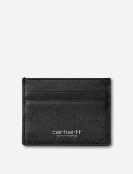 Carhartt WIP Vegas Cardholder Black/Silver Wallets and Cardholders Cardholders I033109 0M4XX