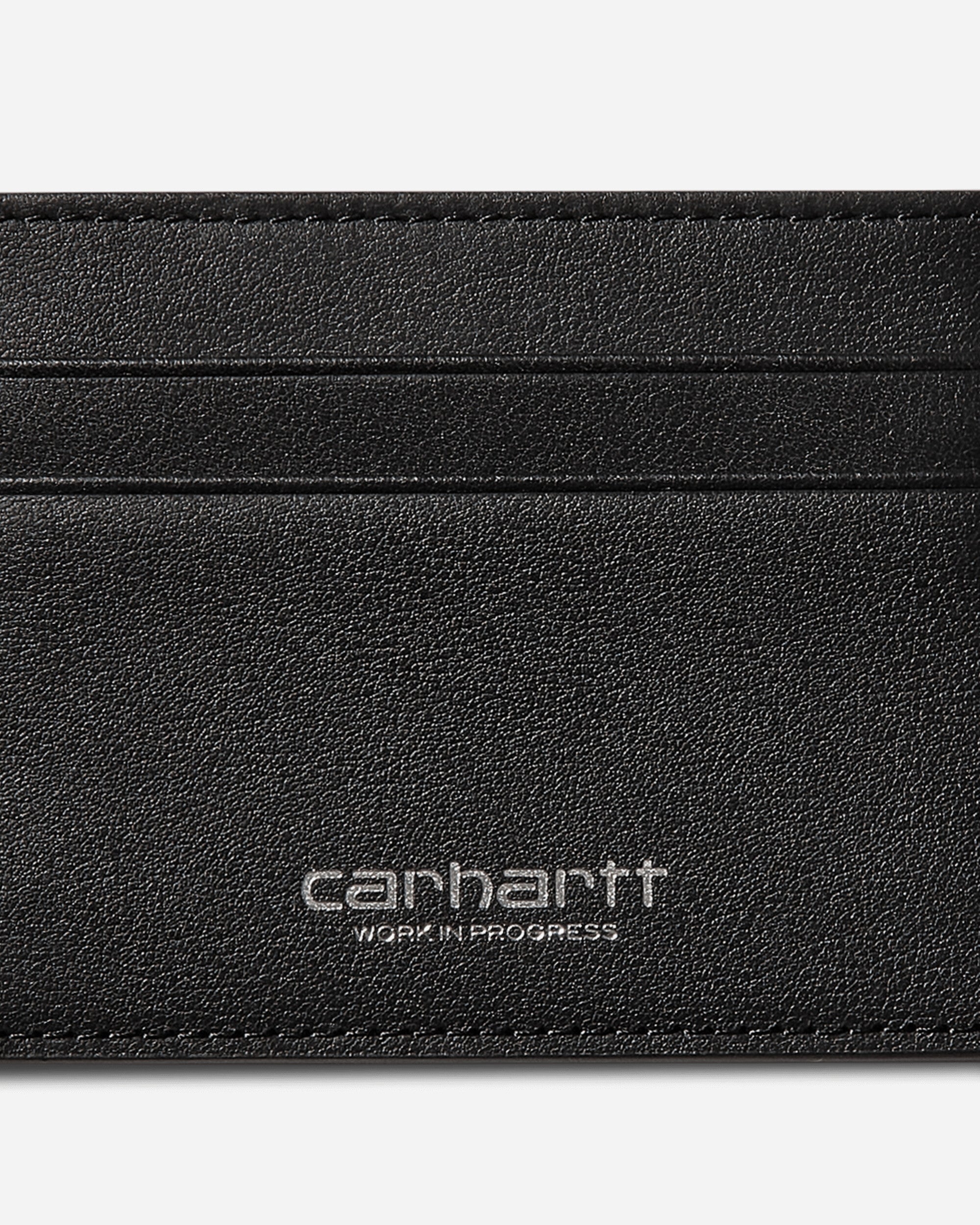 Carhartt WIP Vegas Cardholder Black/Silver Wallets and Cardholders Cardholders I033109 0M4XX