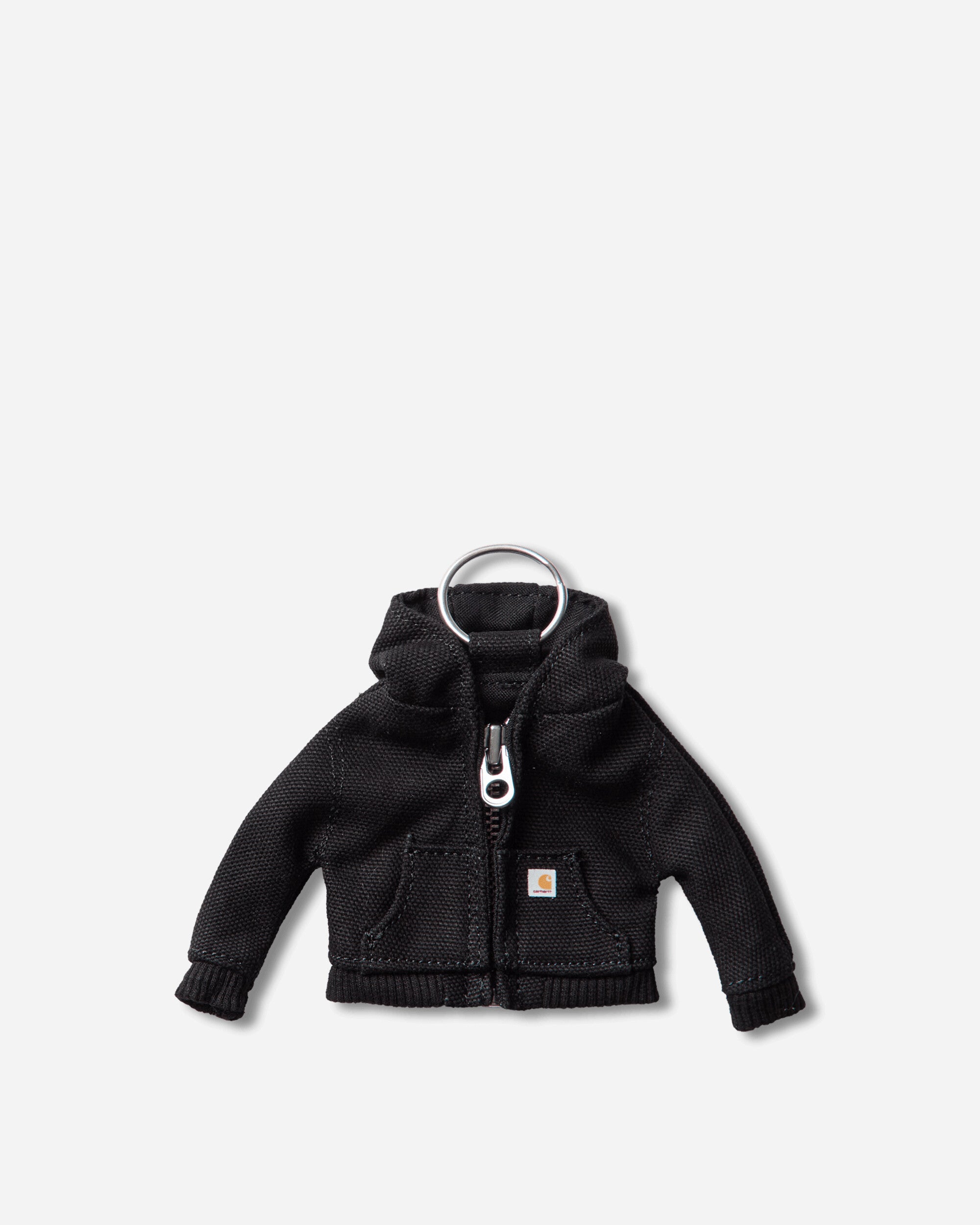 Carhartt WIP Mini Active Jacket Keychain Black Small Accessories Keychains I036419 89XX