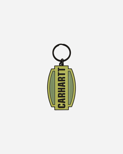 Carhartt WIP Press Script Keychain Arctic Lime Small Accessories Keychains I033868 29TXX