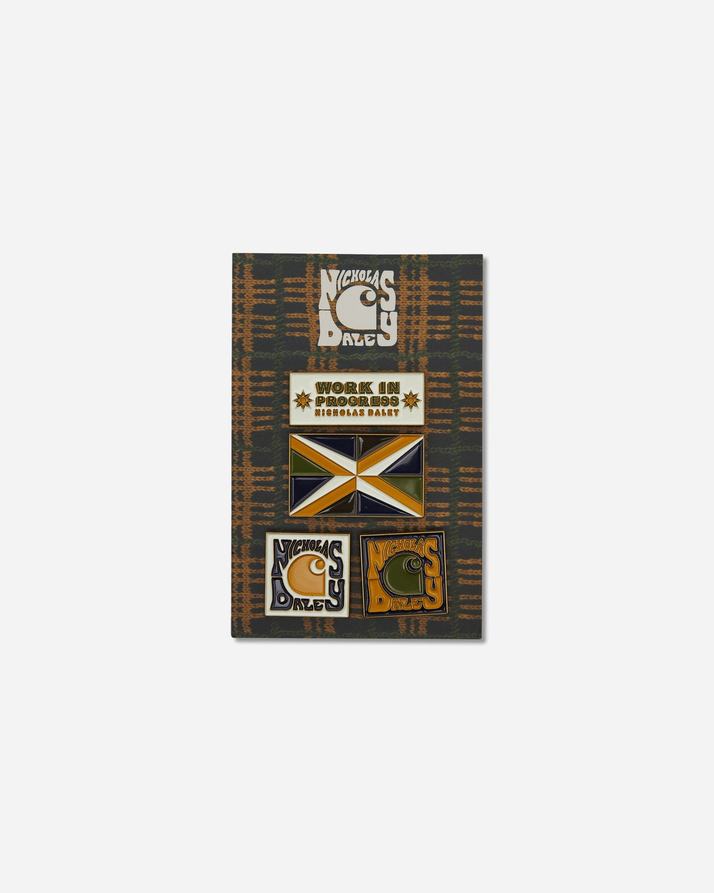 Carhartt WIP Nicholas Daley Enamel Pin Badges Multicolor Small Accessories Pins I035069 08XX