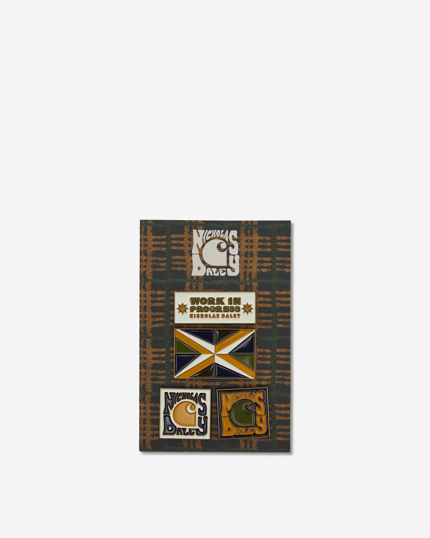 Carhartt WIP Nicholas Daley Enamel Pin Badges Multicolor Small Accessories Pins I035069 08XX