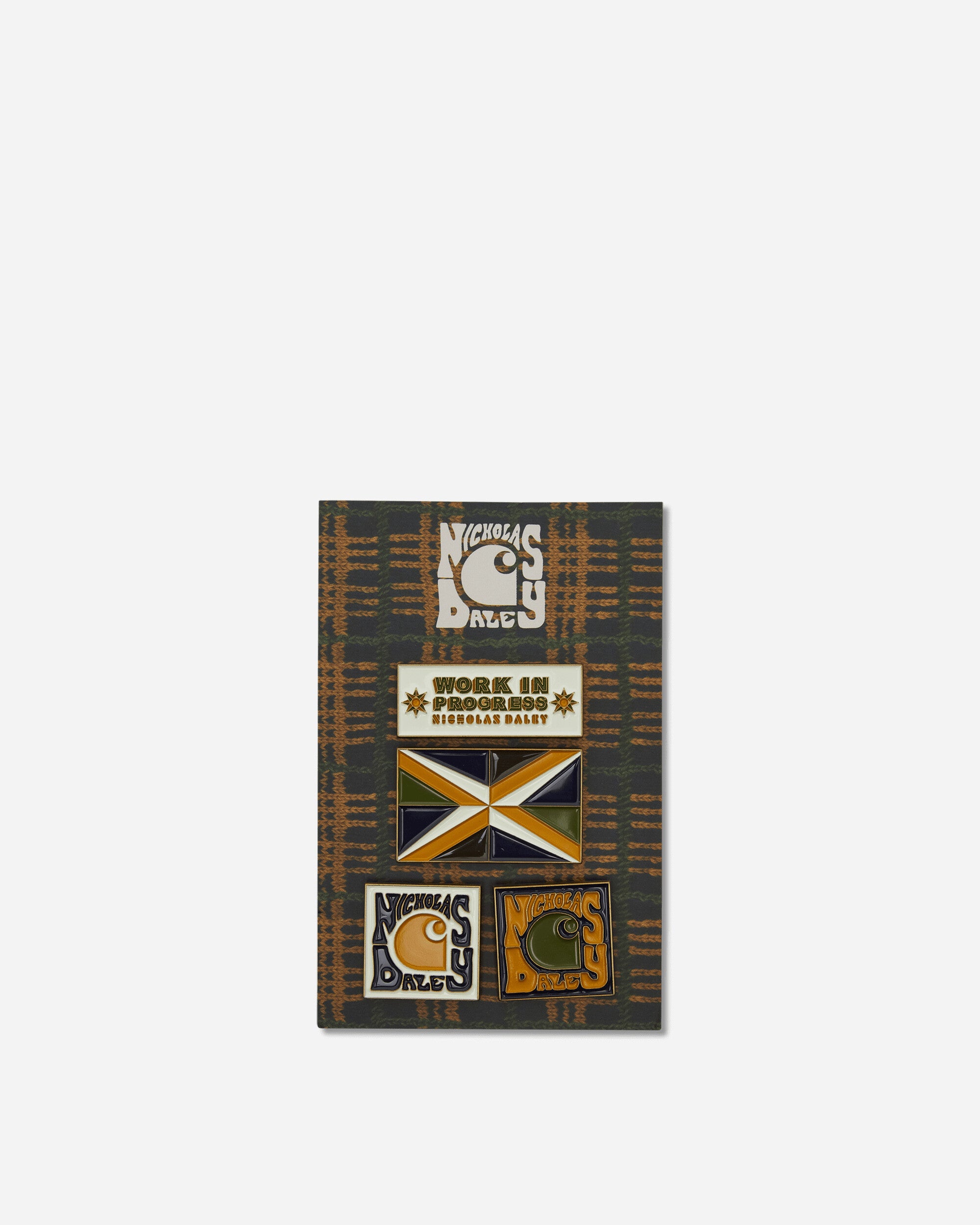 Carhartt WIP Nicholas Daley Enamel Pin Badges Multicolor Small Accessories Pins I035069 08XX