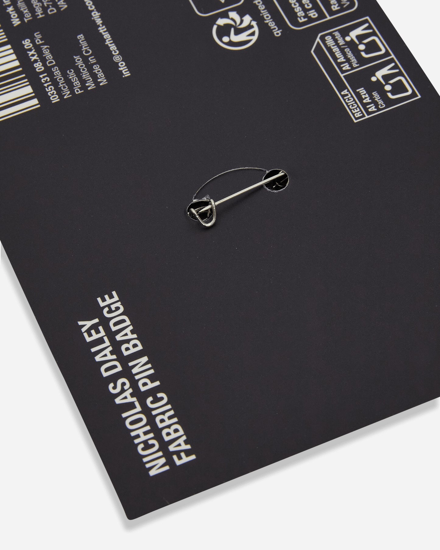 Carhartt WIP Nicholas Daley Fabric Pin Badges Set Multicolor Small Accessories Pins I035131 08XX