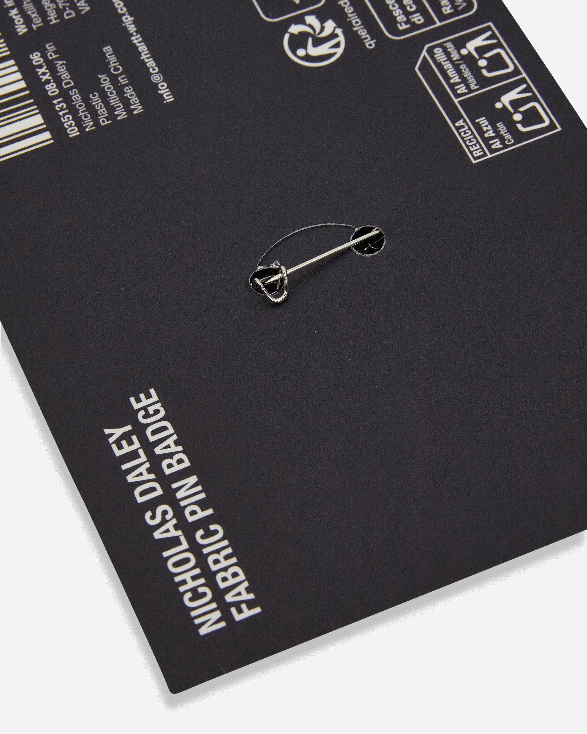 Carhartt WIP Nicholas Daley Fabric Pin Badges Set Multicolor Small Accessories Pins I035131 08XX