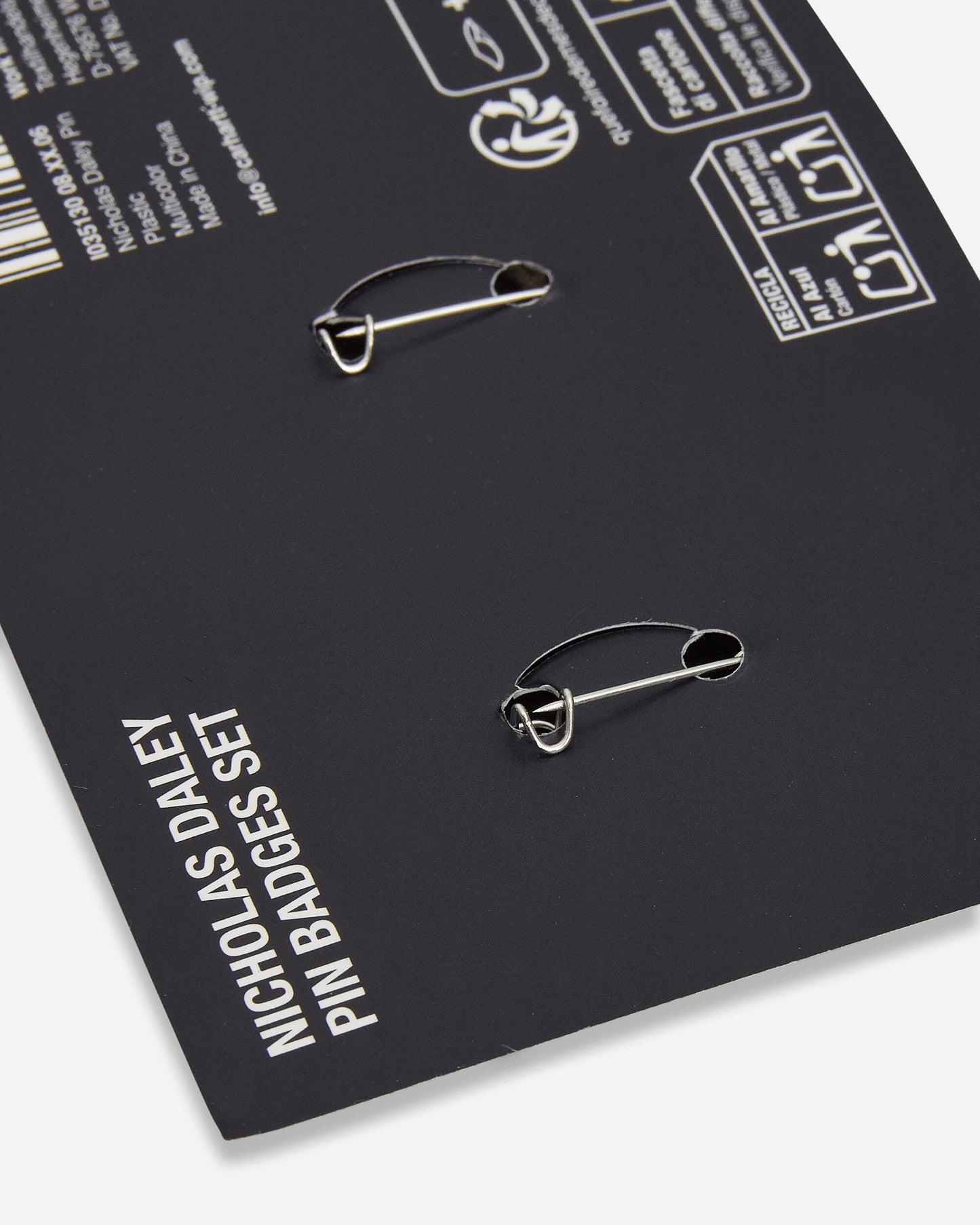 Carhartt WIP Nicholas Daley Pin Badges Set Multicolor Small Accessories Pins I035130 08XX