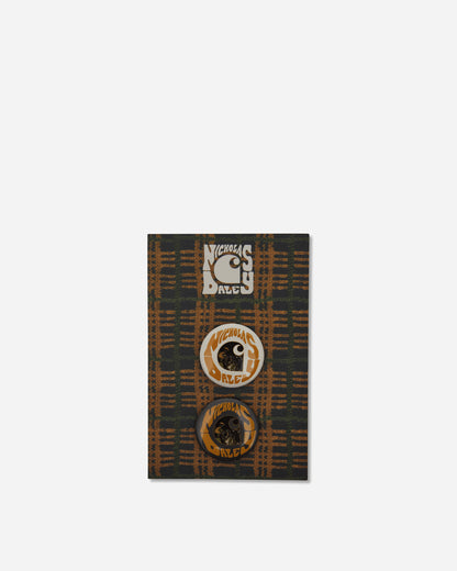 Carhartt WIP Nicholas Daley Pin Badges Set Multicolor Small Accessories Pins I035130 08XX