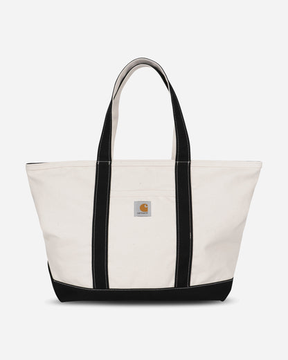 Carhartt WIP Canvas Beach Tote Natural/Black Bags and Backpacks Tote Bags I036926 1K6XX