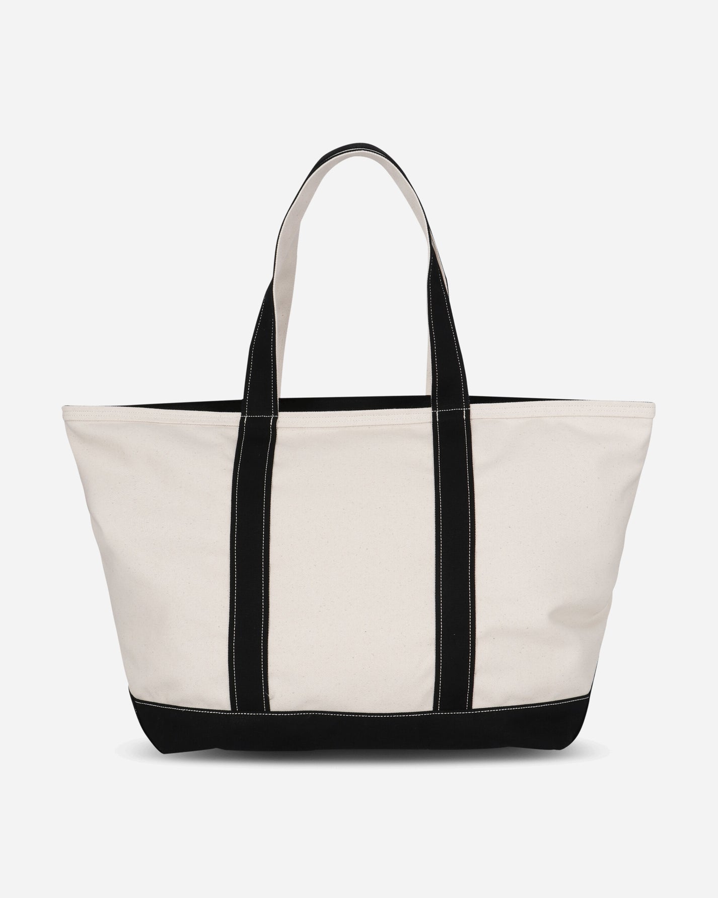 Carhartt WIP Canvas Beach Tote Natural/Black Bags and Backpacks Tote Bags I036926 1K6XX
