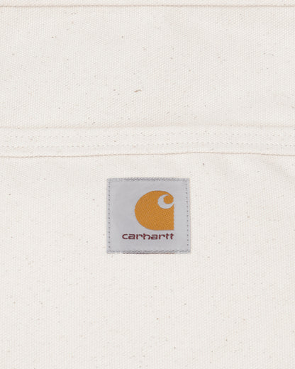 Carhartt WIP Canvas Beach Tote Natural/Black Bags and Backpacks Tote Bags I036926 1K6XX