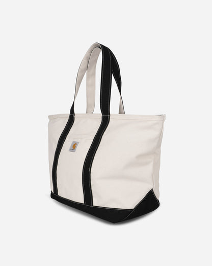 Carhartt WIP Canvas Beach Tote Natural/Black Bags and Backpacks Tote Bags I036926 1K6XX