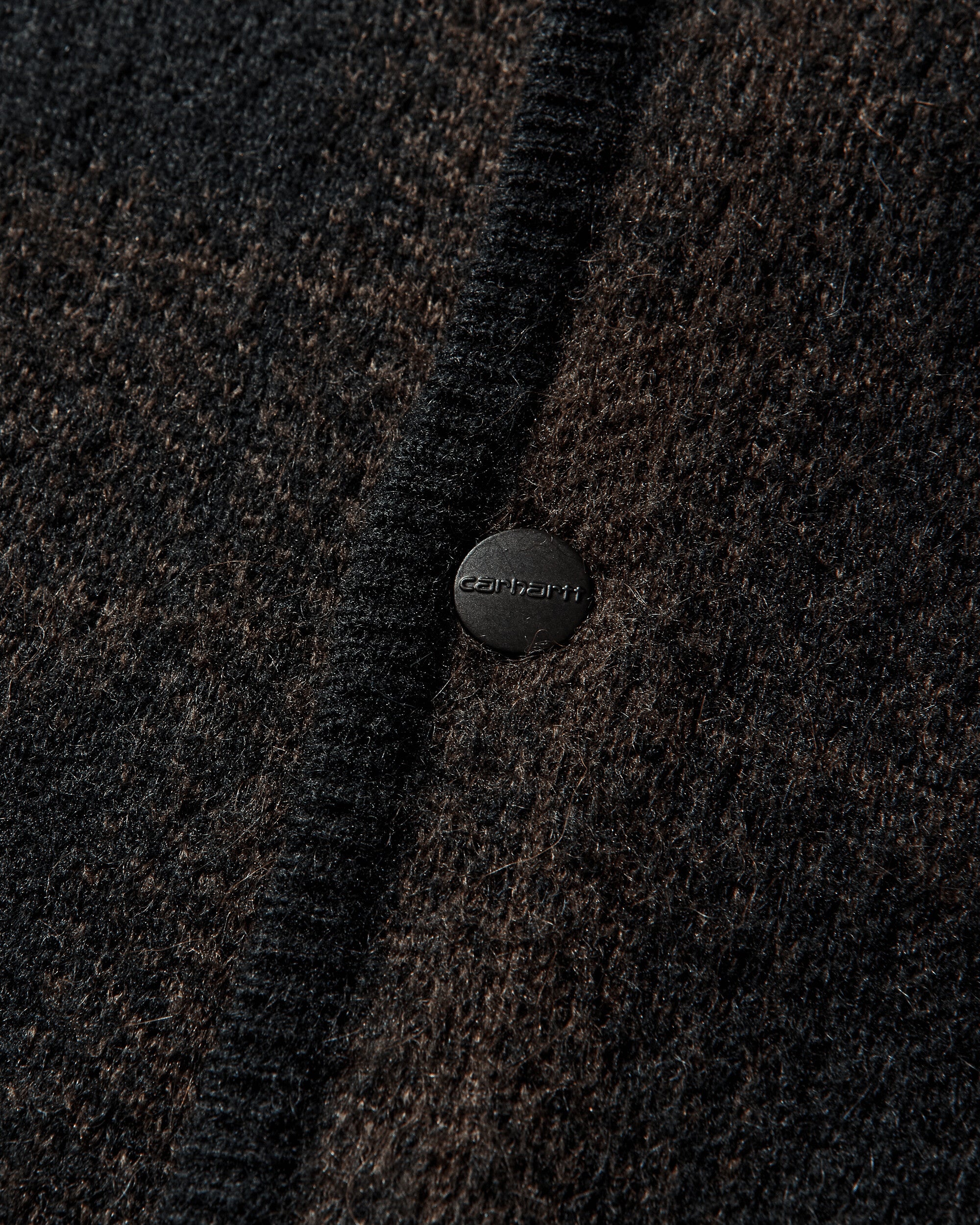 Carhartt WIP Everson Cardigan Everson Jacquard/Black/Palisan Knitwears Cardigans I035978 3PHXX
