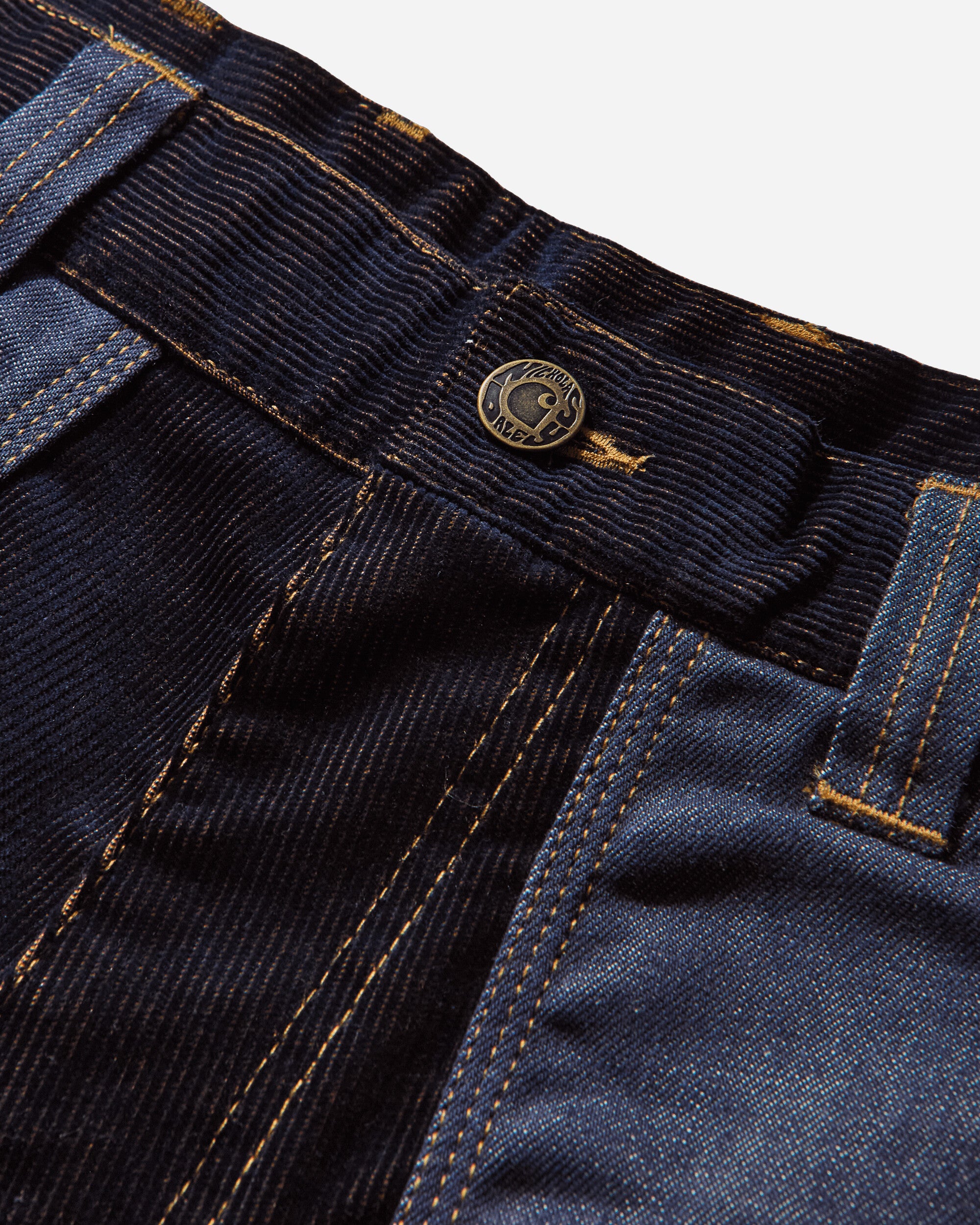 Carhartt WIP Nicholas Daley Og Double Knee Pant ND Dark Navy/Mustard Pants Cargo I034882 2TXXX