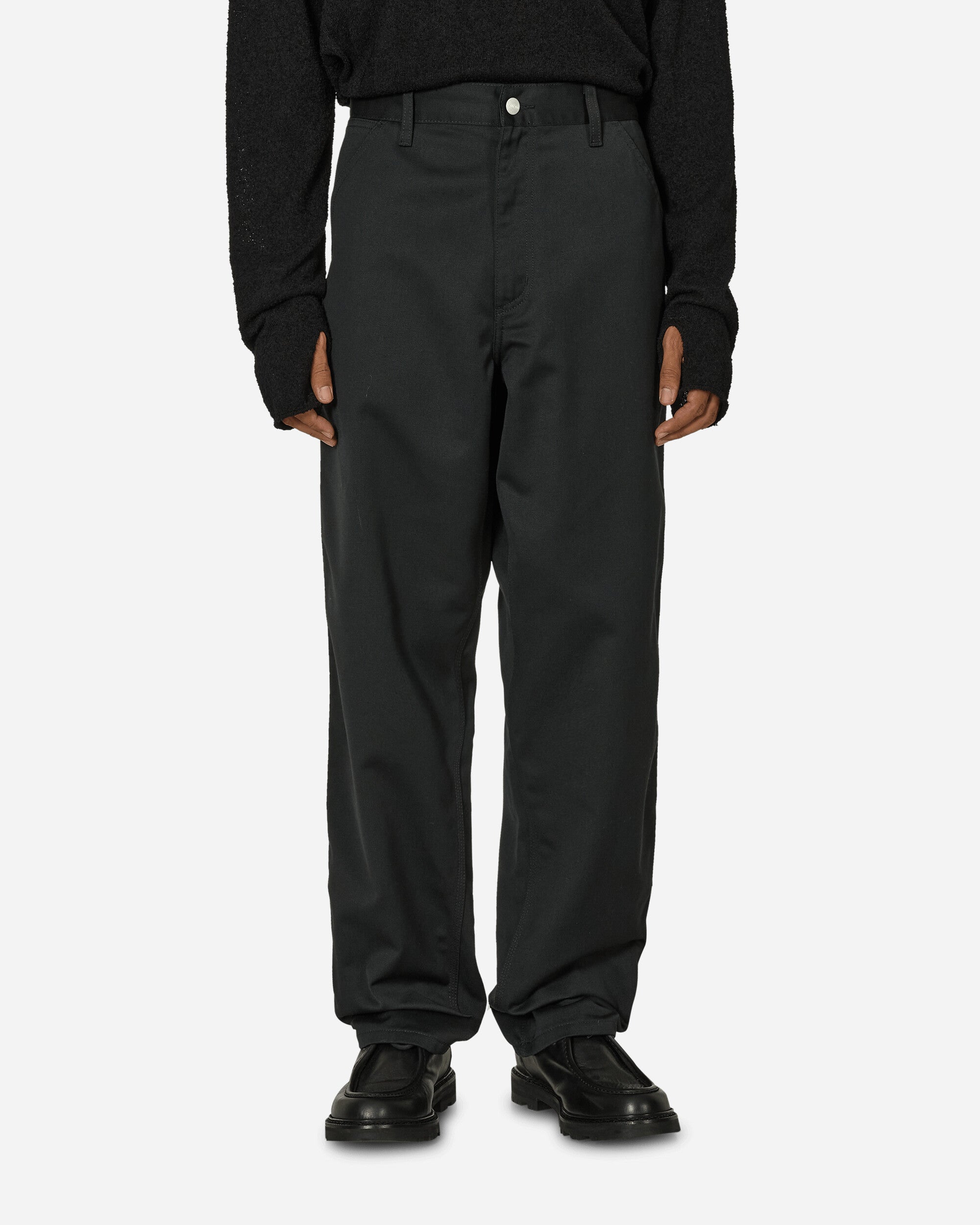 Carhartt WIP Simple Pant Black Rinsed Pants Casual I020075W 8902