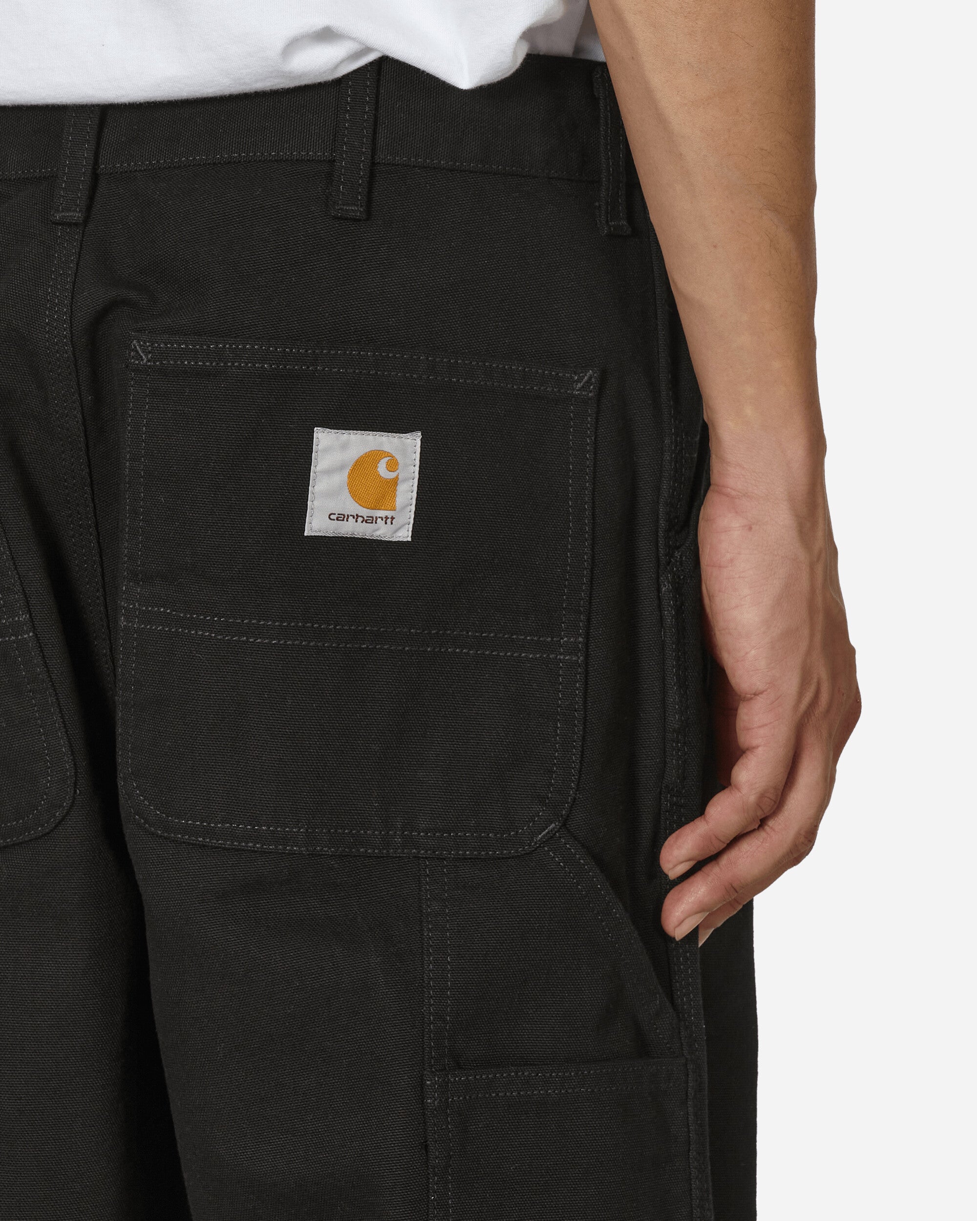 Carhartt WIP Single Knee Pant Black Rinsed Pants Casual I031497 8902