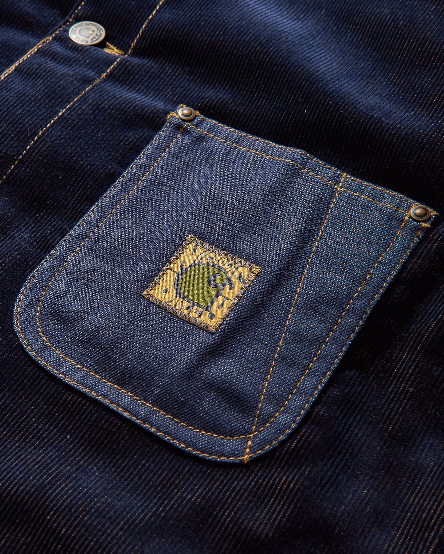 Carhartt WIP Nicholas Daley Og Chore Coat ND Dark Navy/Mustard Coats and Jackets Coats I035241 2TXXX