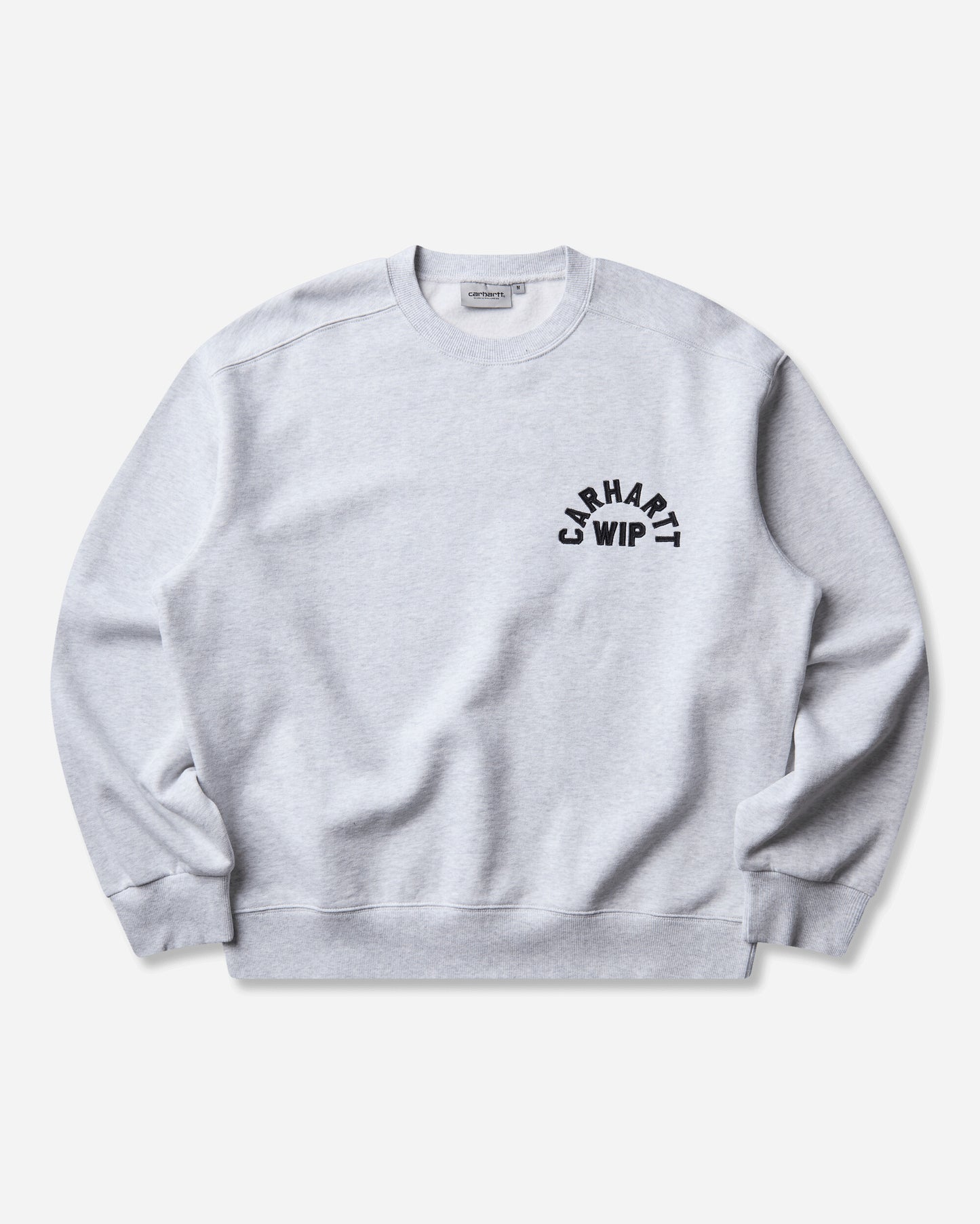 Carhartt WIP Arch Script Sweat Ash Heather/Dark Navy Sweatshirts Crewneck I037266 11T06