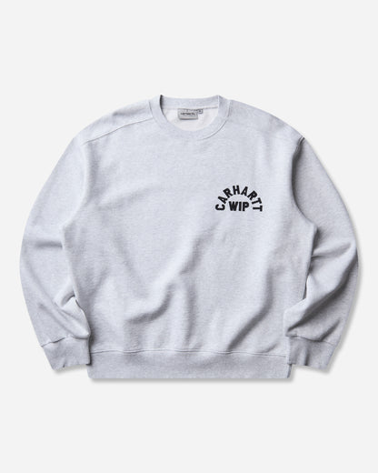 Carhartt WIP Arch Script Sweat Ash Heather/Dark Navy Sweatshirts Crewneck I037266 11T06