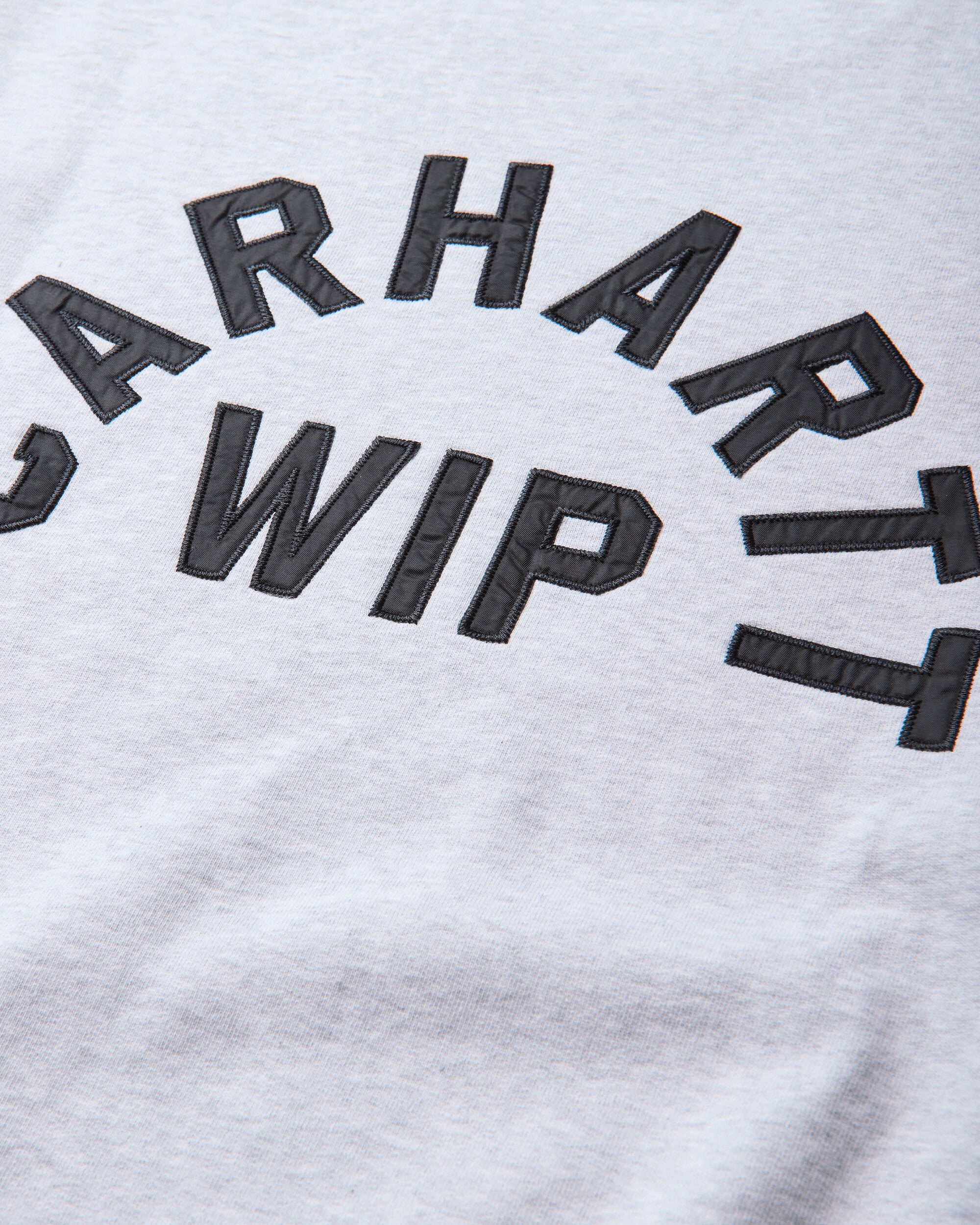 Carhartt WIP Arch Script Sweat Ash Heather/Dark Navy Sweatshirts Crewneck I037266 11T06