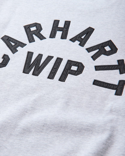 Carhartt WIP Arch Script Sweat Ash Heather/Dark Navy Sweatshirts Crewneck I037266 11T06