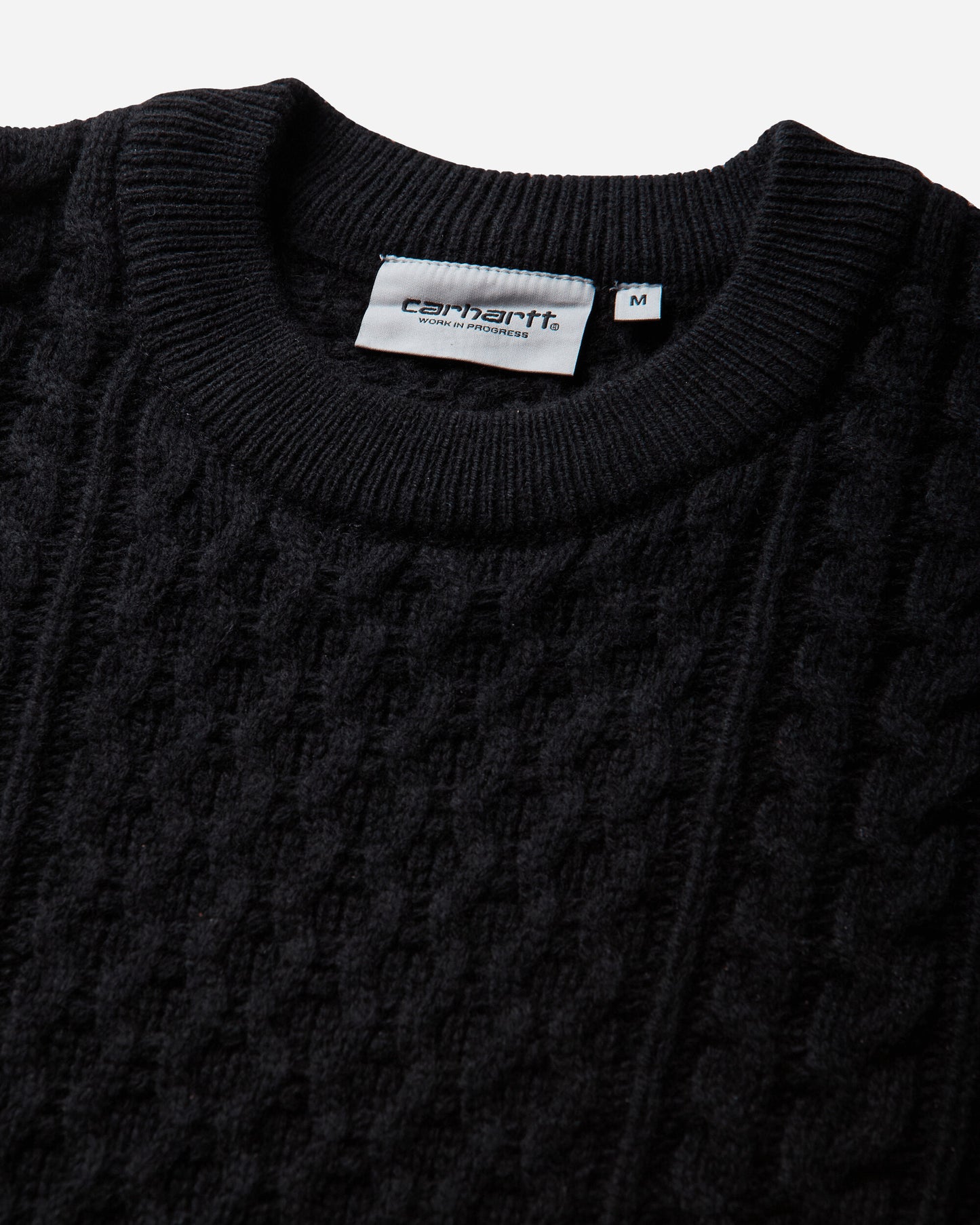 Carhartt WIP Caster Knit Sweater Black Sweatshirts Crewneck I037034 89XX