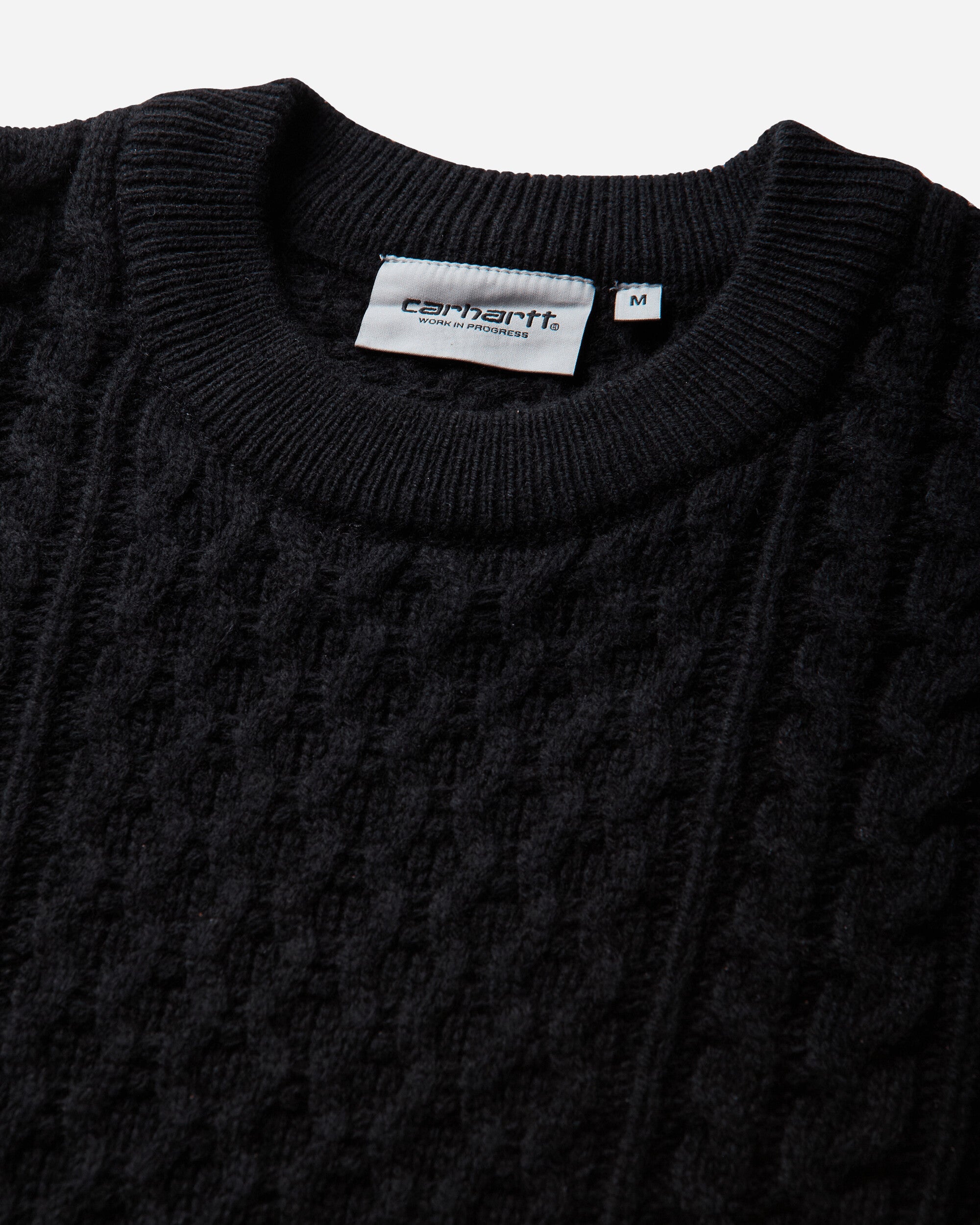 Carhartt WIP Caster Knit Sweater Black Sweatshirts Crewneck I037034 89XX