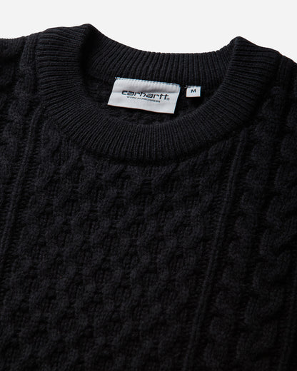 Carhartt WIP Caster Knit Sweater Black Sweatshirts Crewneck I037034 89XX