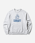 Carhartt WIP Pond Corps Sweat Ash Heather Sweatshirts Crewneck I036371 482XX