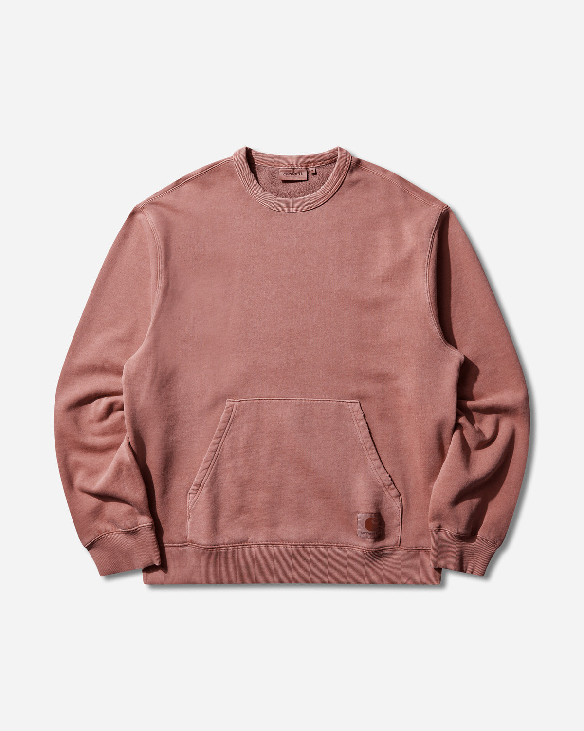 Torion Pocket Crewneck Sweatshirts Marsala