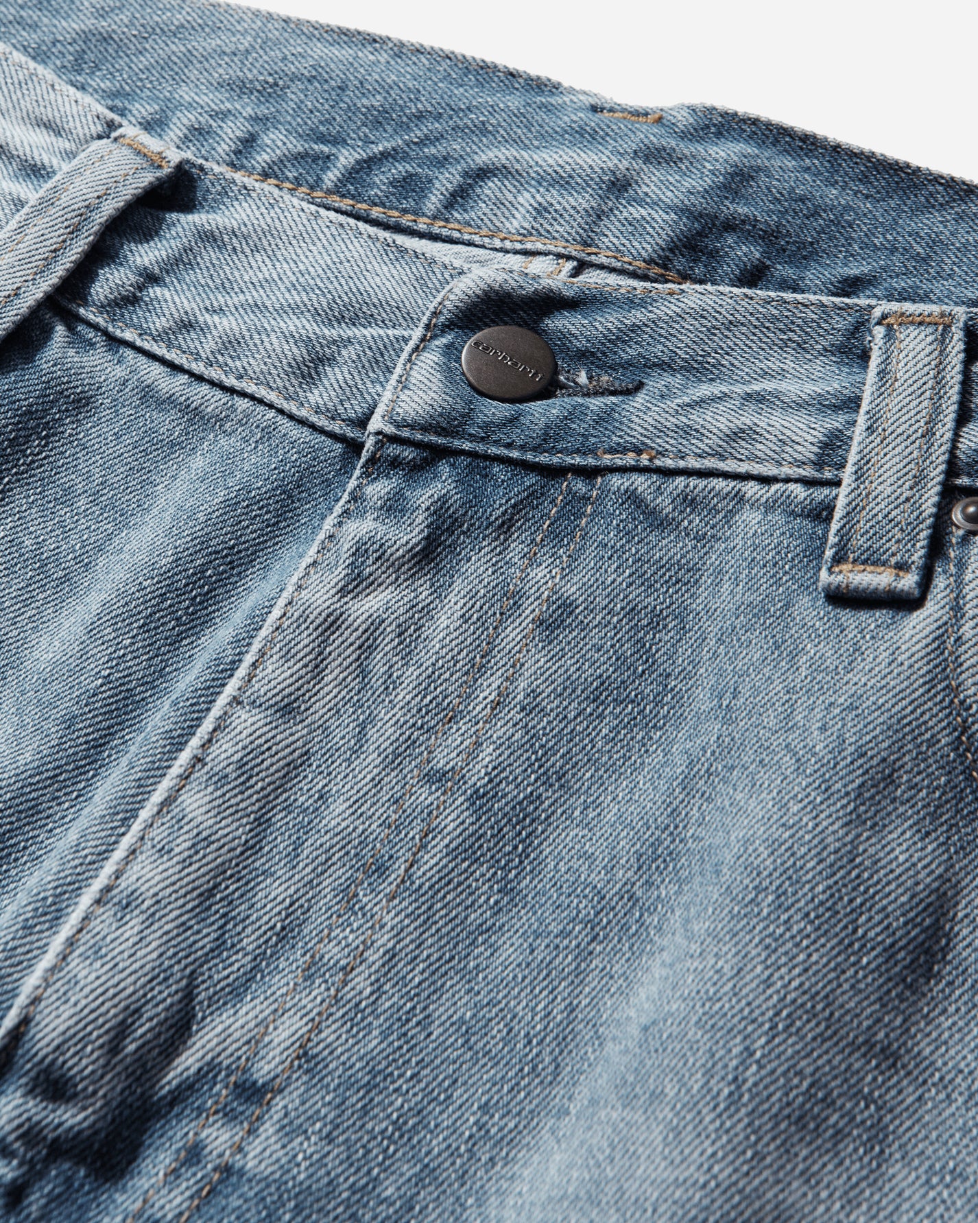 Carhartt WIP Aaron Pant Blue Pants Denim I036728 01UR