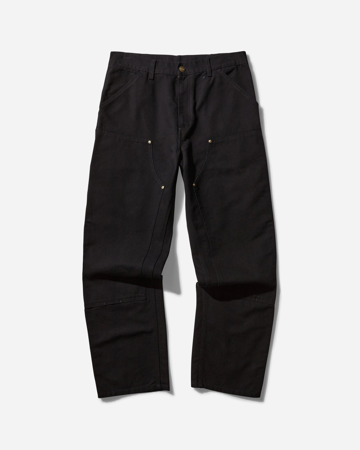 Carhartt WIP Double Knee Pant Black Rinsed Pants Denim I031501W 8902