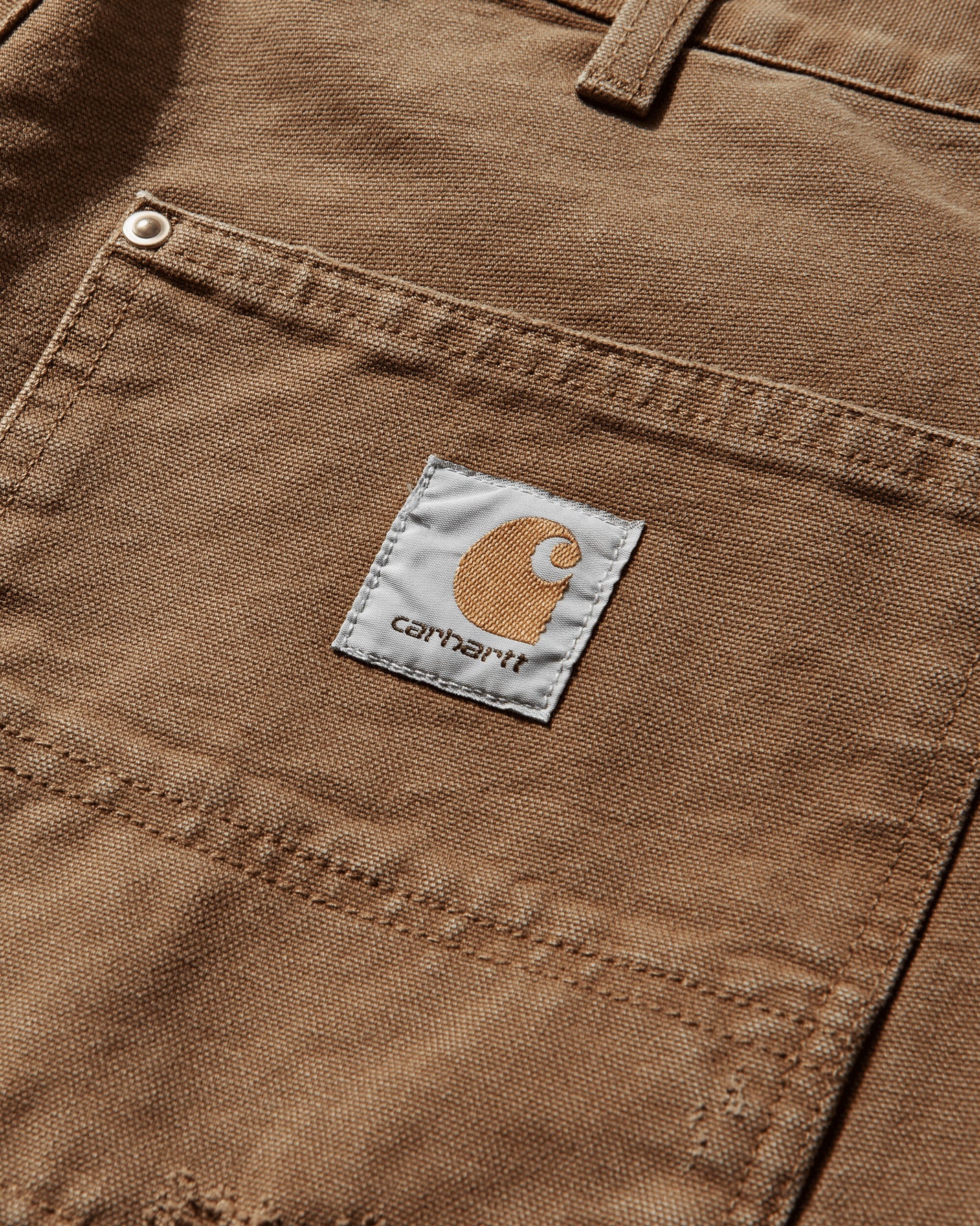 Carhartt WIP Double Knee Pant Hamilton Brown Pants Denim I036274 HZB7