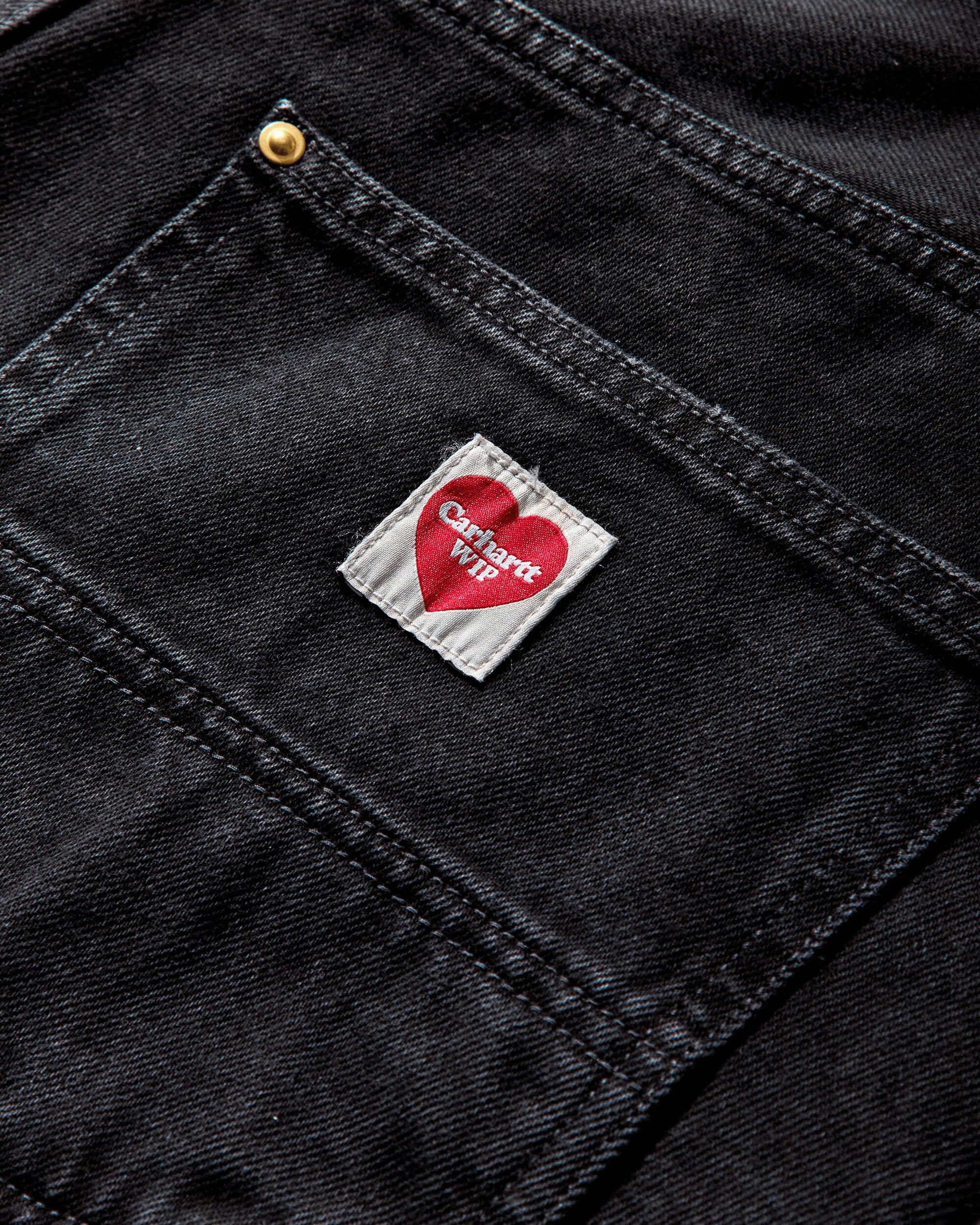 Carhartt WIP Nash Double Knee Pant Black Pants Denim I032106 8906