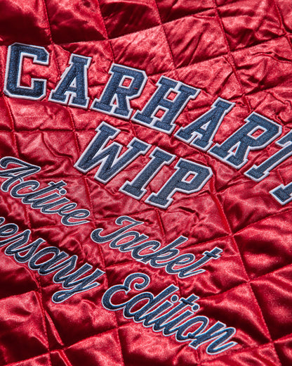 Carhartt WIP 50 Years Anniversary Og Active Jacket Denim Blue/USA Red Coats and Jackets Denim Jackets I035966 3FZ12