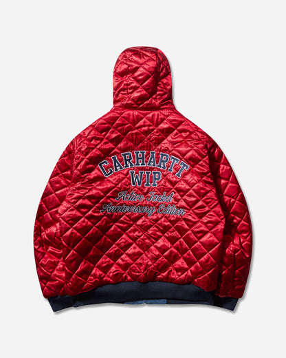 Carhartt WIP 50 Years Anniversary Og Active Jacket Denim Blue/USA Red Coats and Jackets Denim Jackets I035966 3FZ12