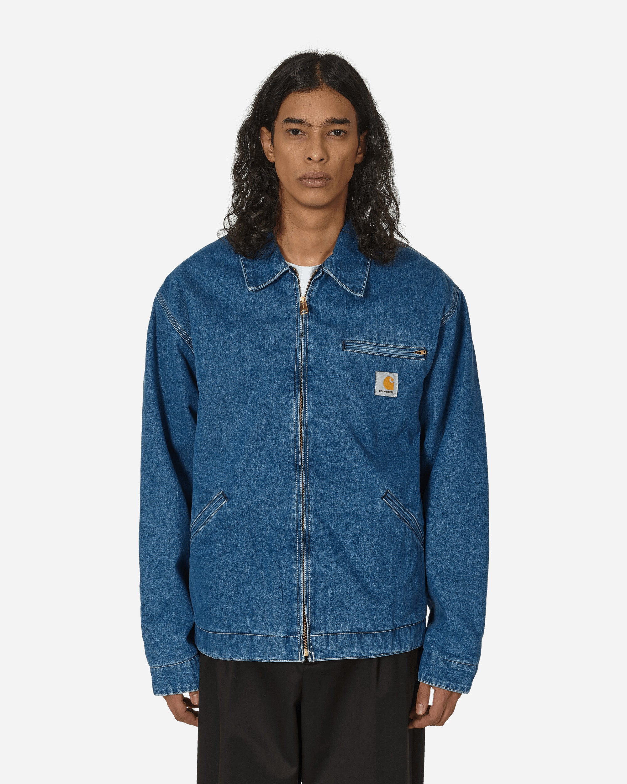 Carhartt WIP denim jacket OG Detroit Jacket men's blue color I033039.106