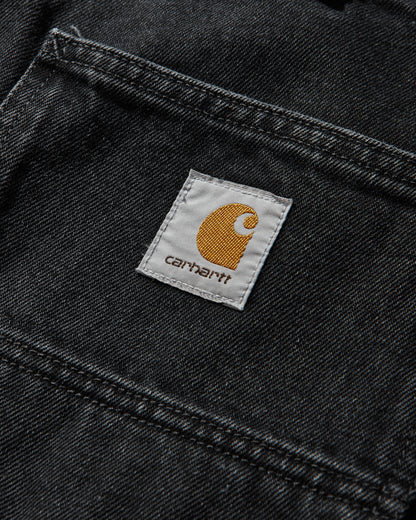 Carhartt WIP Double Knee Short Black Shorts Denim Short I034867 8906