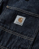 Carhartt WIP Single Knee Short Blue Shorts Denim Short I032026 0102
