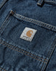 Carhartt WIP Single Knee Short Blue Shorts Denim Short I032026 0106