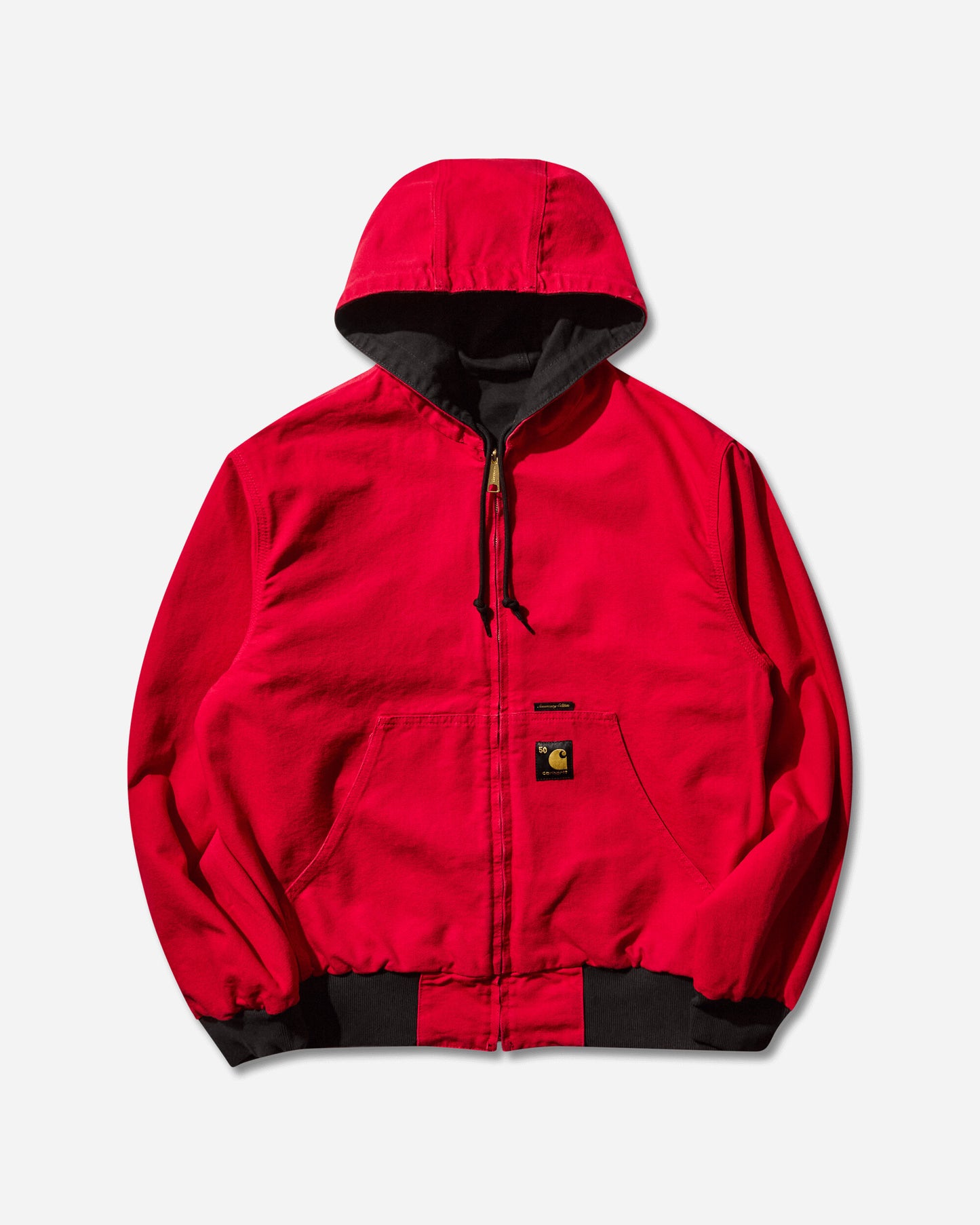 Carhartt WIP 50 Years Anniversary Og Active Jacket Canvas Black/USA Red Coats and Jackets Jackets I036412 3GJ02