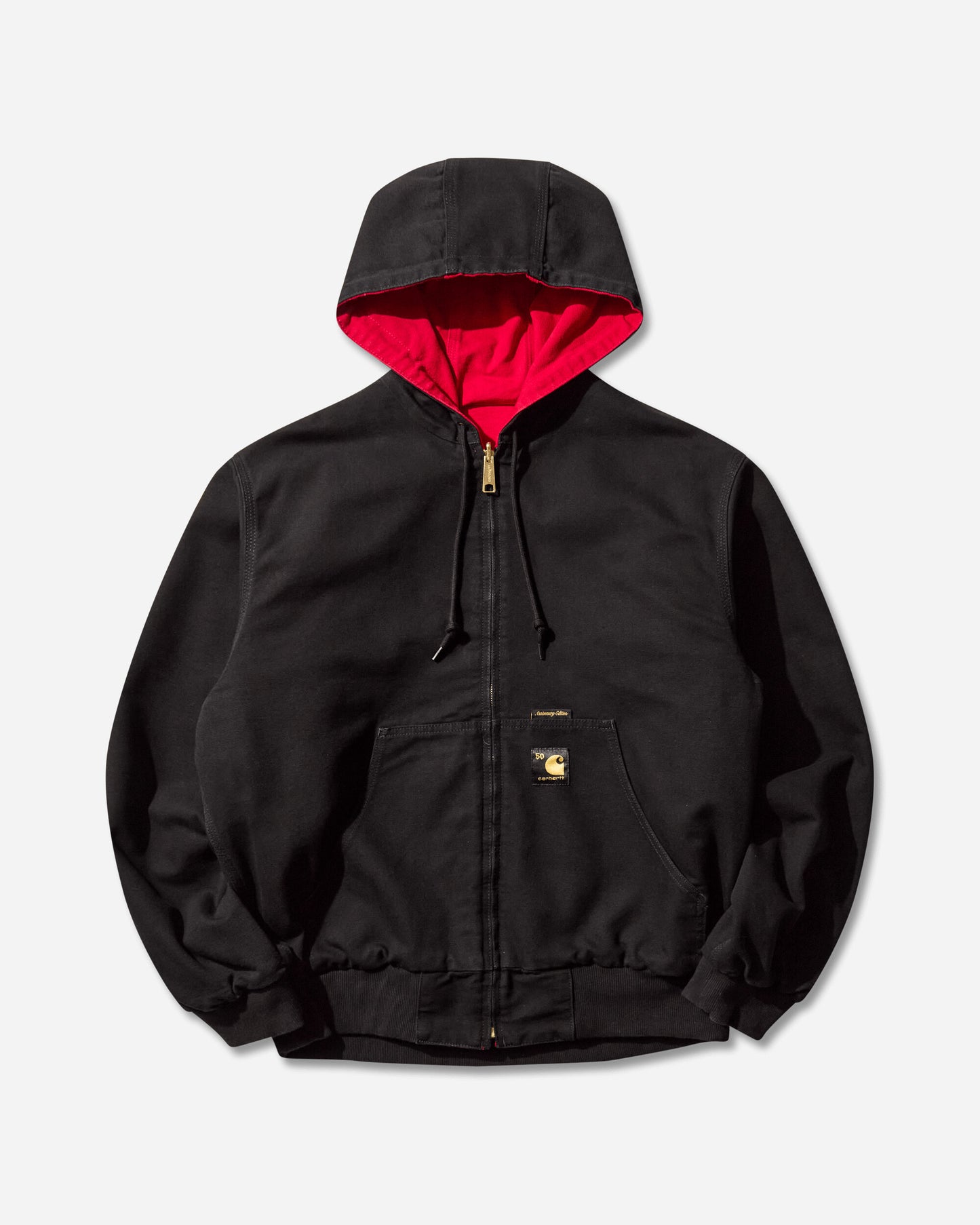 Carhartt WIP 50 Years Anniversary Og Active Jacket Canvas Black/USA Red Coats and Jackets Jackets I036412 3GJ02