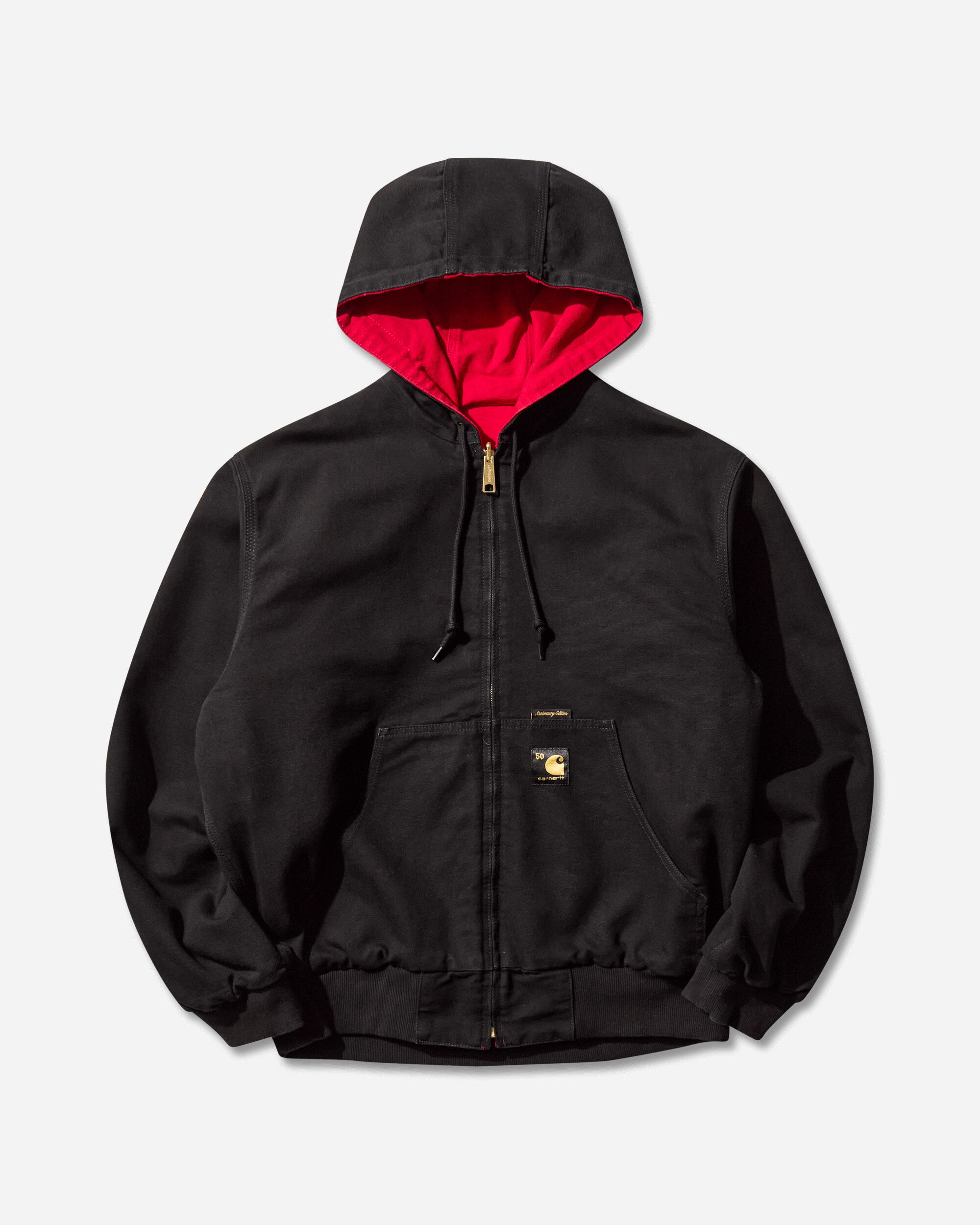 Carhartt WIP 50 Years Anniversary Og Active Jacket Canvas Black/USA Red Coats and Jackets Jackets I036412 3GJ02