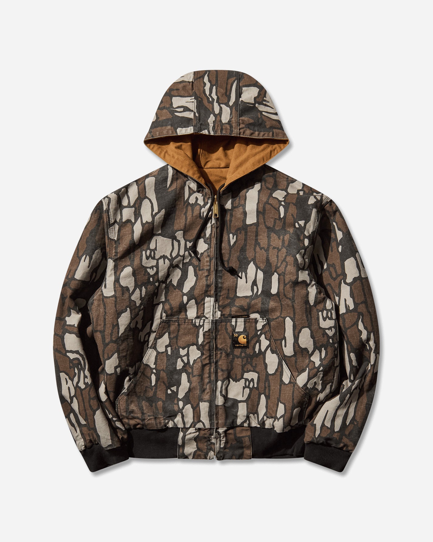 Carhartt WIP 50 Years Anniversary Og Active Jacket Canvas Hamilton Brown/Camo Trebark Coats and Jackets Jackets I036412 3GK02