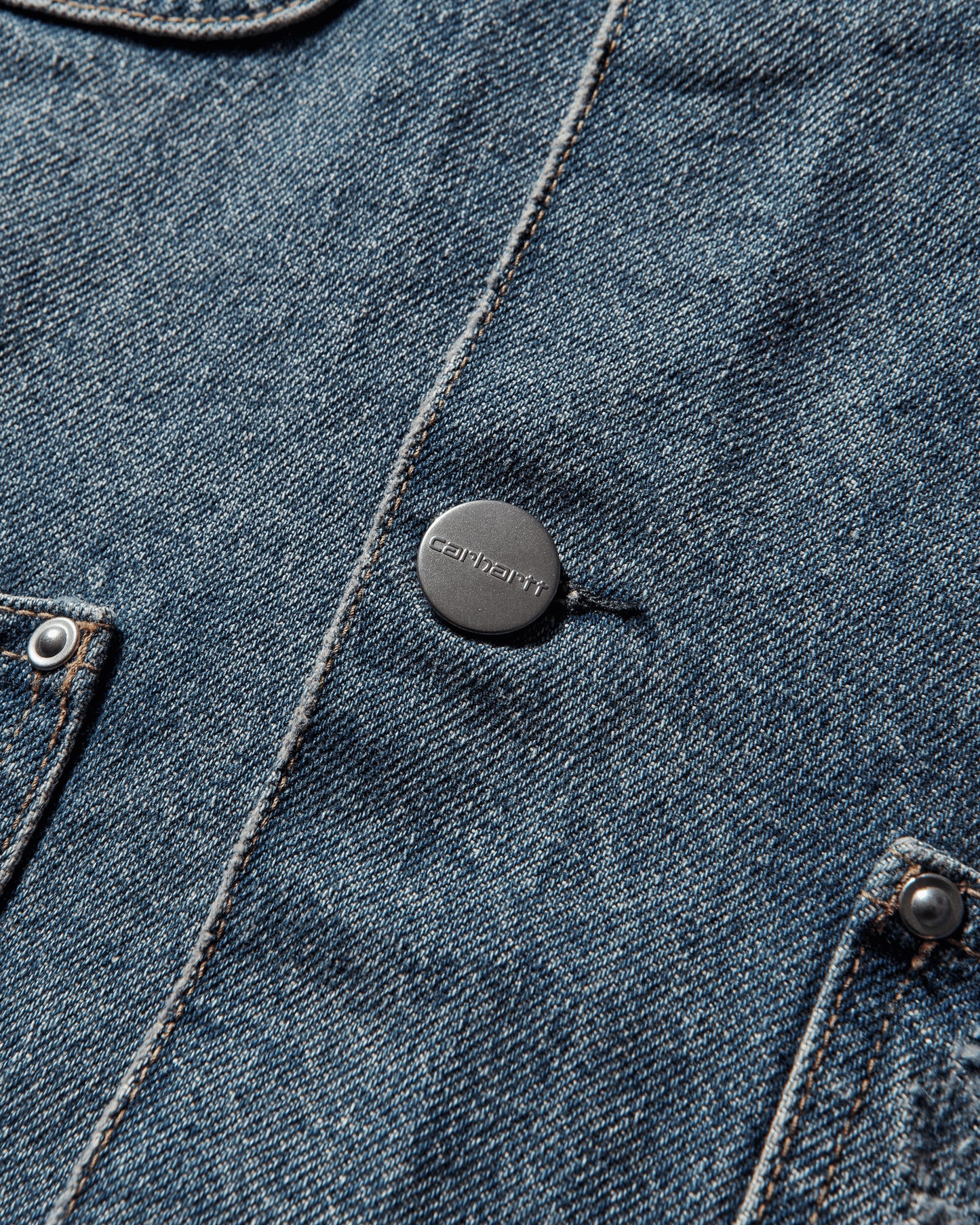 Carhartt WIP Aden Chore Coat Blue Coats and Jackets Jackets I036256 01B7