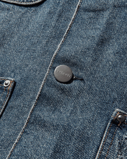 Carhartt WIP Aden Chore Coat Blue Coats and Jackets Jackets I036256 01B7