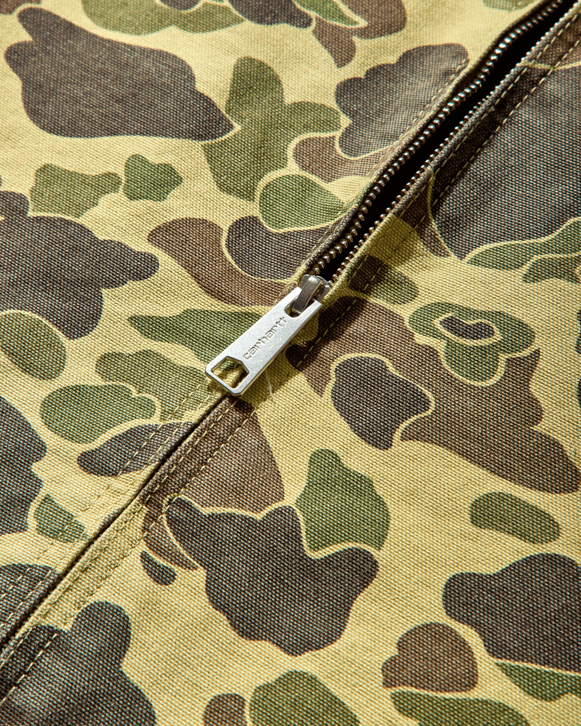 Carhartt WIP Duck Detroit Jacket Camo Duck/Green Coats and Jackets Jackets I034281 2EQ06