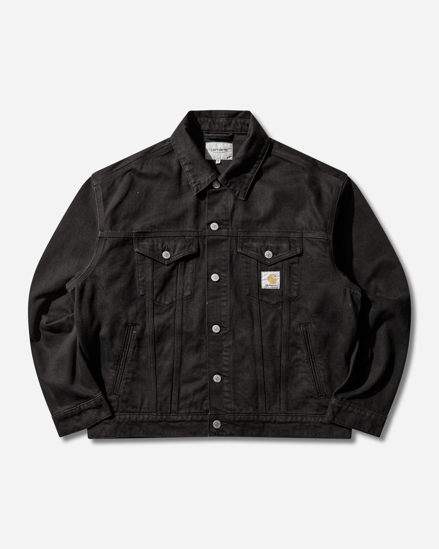 Carhartt WIP Everson Trucker Jacket Everson Print/Black/Palisan Coats and Jackets Jackets I036266 3HVGD
