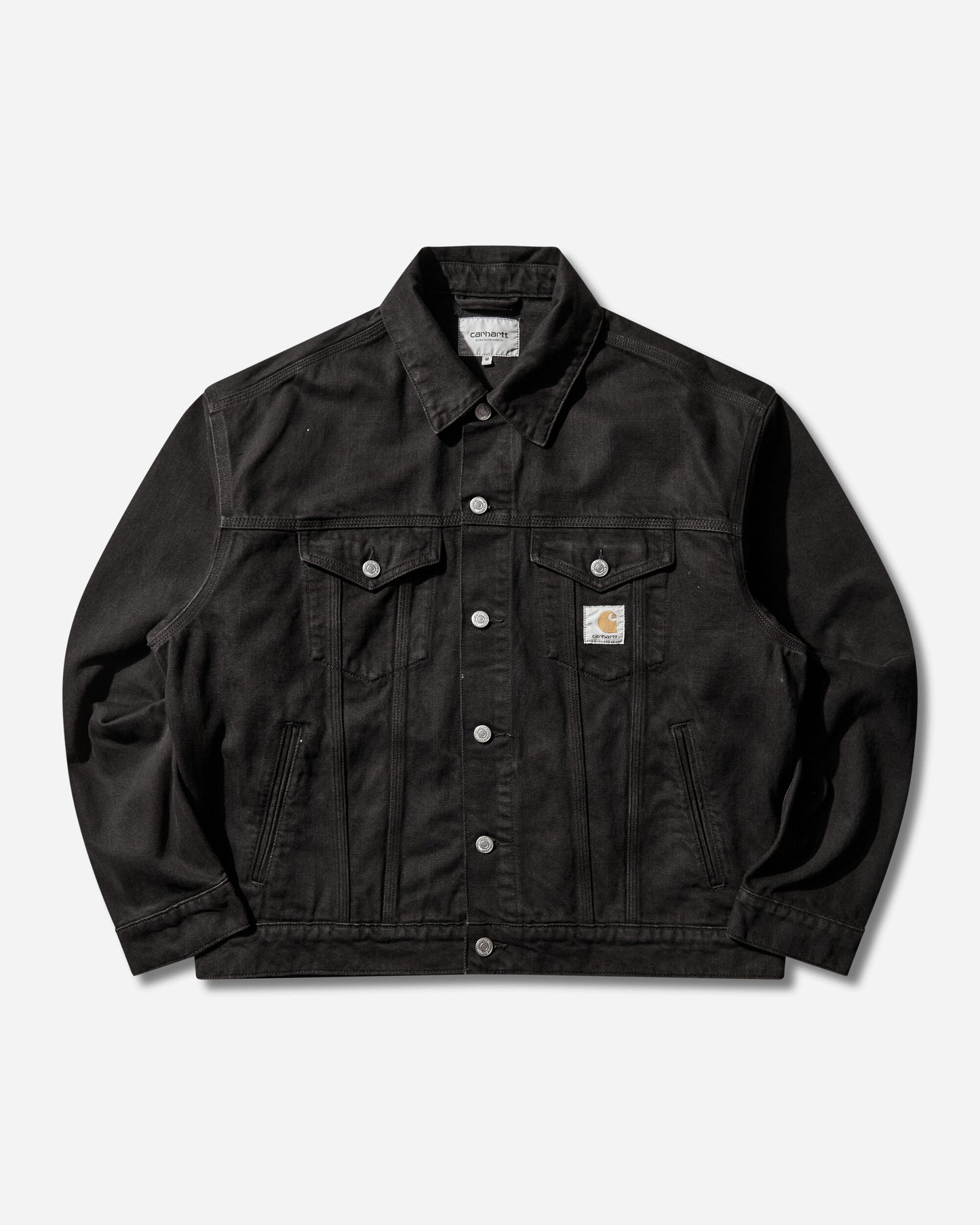 Carhartt WIP Everson Trucker Jacket Everson Print/Black/Palisan Coats and Jackets Jackets I036266 3HVGD