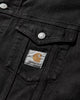 Carhartt WIP Everson Trucker Jacket Everson Print/Black/Palisan Coats and Jackets Jackets I036266 3HVGD